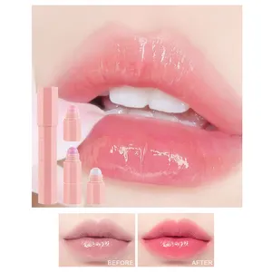 4 en 1 Bálsamo labial Stick Hidratante Cambio de color Bálsamo labial