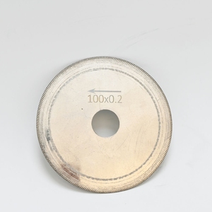 Notched rim lapidary kim cương lưỡi cưa đá quý đĩa cắt - Product Image 2