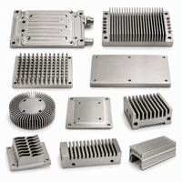 Usinage CNC personnalisé en acier inoxydable 316, dissipateur thermique, tolérance +/-0,005 mm, pièces usinées CNC, service d'usinage CNC