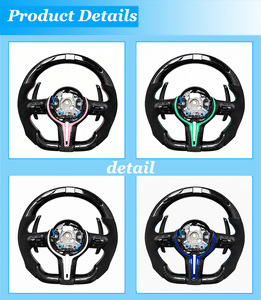 Volant en fibre de carbone Direct Sal avec LED pour BMW Série 3 4 5 F30 F31 F32 F36 E92 F10 F11 F80 F82 M3 M4 X3 X4 X5 X6 - Product Image 5