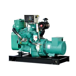 water cooled 40kw marine generator set 50kva genset price with cummins engine 4BTA3.9-G2