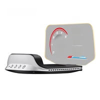 Compteur de vitesse GPS HUD OBD2 de haute qualité pour voiture, avec navigation, design miroir, TPMS, affichage tête haute C3-BT