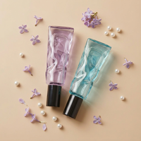 Flacon roll-on en verre vide Anding 10 ml en forme de vague, personnalisable, pour huiles essentielles et parfums