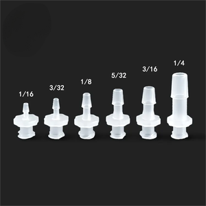 Trong suốt barb để nam và nữ luer khóa kết nối ống phù hợp sử dụng cho van điện từ <span class=keywords><strong>PP</strong></span> nhựa kết nối nhanh chóng - Product Image 3