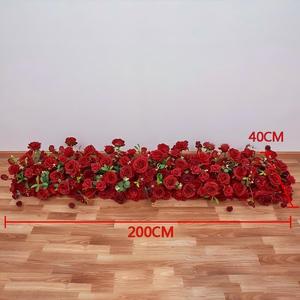 Centro de Mesa Decorativo para Bodas con Diseño Personalizado, Guirnalda de Flores Artificiales, Camino de Flores, Hilera de Flores - Product Image 6