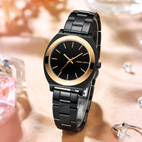 Montre à quartz élégante de qualité supérieure pour femme, mouvement japonais, montre personnalisée en forme de baril
