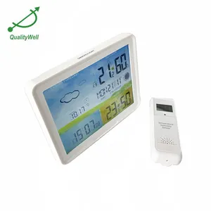 Weather Station Thermometer with Clock/Forecast Station/Calendar/Backlight