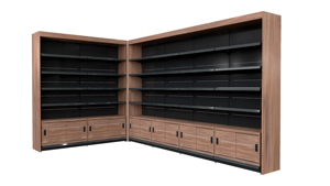 Promotion : Système d'étagères métalliques haute capacité pour supermarchés, taille standard, avec garde-corps métallique pour hypermarchés - Product Image 2