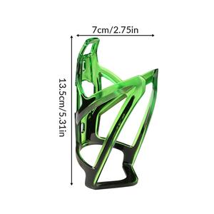 Portabottiglie Ultra leggero in alluminio per bici portabottiglie verde per biciclette - Product Image 5
