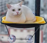 เปลญวนแบบแขวนสำหรับหน้าต่างแมว,เปลญวนแบบถ้วยดูดสำหรับสัตว์เลี้ยงรังแมวใหม่ปี2021
