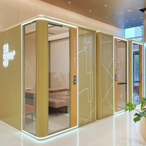 Cabine acoustique pour téléphone portable, cabine de bureau individuelle, studio d'enregistrement, salle insonorisée, cabine vocale, espace privé intérieur - Product Image 3