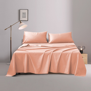 Venta al por mayor de sábanas de hotel 100% algodón de lujo juego de <span class=keywords><strong>cama</strong></span> elástica para King Queen tamaños multicolor liso sábana plana suave Hospital Twin - Product Image 4