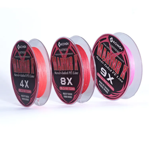 Vente en gros multicolore super solide <span class=keywords><strong>carpe</strong></span> 4X tressé ligne de pêche 100M ligne de pêche pour Tona - Product Image 2