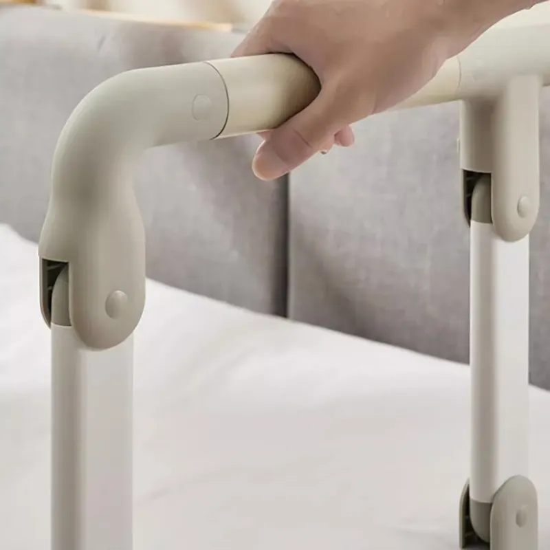 elderly disabled adults safety height adjustable bedside bed assist rail handrail beside grab bar bed handrail hospital