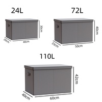 Boîte de rangement pliable boîte de rangement de couette de vêtements de ménage de grande capacité avec couvercle boîte de rangement pliante non tissée