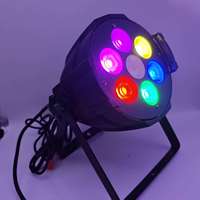 Lumière de scène LED COB 7x50W DMX512 W/WW/RGB/RGBW pour discothèque, fête, club, théâtre