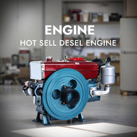 Moteur diesel monocylindre 4 temps refroidi par eau Aokai ZS1155M 22HP, norme Euro 3, pour l'agriculture, l'industrie, les pompes de bateaux