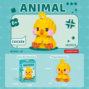 Mikropartikel-Tierbausteine aus ABS-Material für 14+ Jahre, Unisex, Kompatibel mit Anderen Bausteinsets - Product Image 4