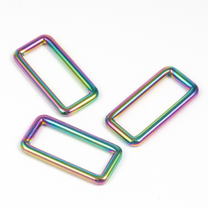 Chất Lượng Cao SS 304 Sang Trọng Phong Cách Kim Loại Khóa Vuông Khóa Vuông Vòng Bạc Kim Loại Vải Khóa Cho Túi Xách - Product Image 1