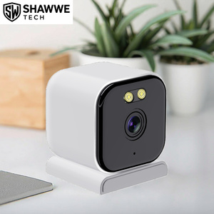 Caméra <span class=keywords><strong>de</strong></span> sécurité mini Wifi 4K 4MP la plus vendue, étanche IP65, audio bidirectionnel, vision nocturne CMOS 33x Cube HD, contrôle via l'application Tuya - Product Image 3
