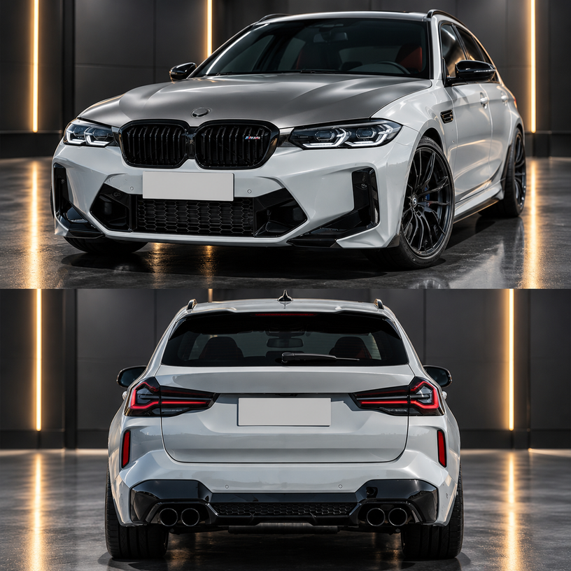 For X3 G01 LCI SUV 2022-2025 PP Injection X3M Style Car Body Kit Front ...
