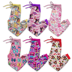 रूइडियन ओएम बांस के कपड़े आकस्मिक फ्लैट टॉडलर महिला पुरुष हरम पैंट कस्टम प्रिंट सॉफ्ट लुगम्य उच्च कमर वाले वयस्क स्वेटपैंट - Product Image 1