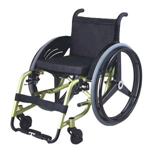 Silla de Ruedas Activa de Ocio Plegable, Ligera y Portátil con Rueda Trasera de Liberación Rápida de Aleación de Aluminio Ultraligera para Personas con Discapacidad - Product Image 2