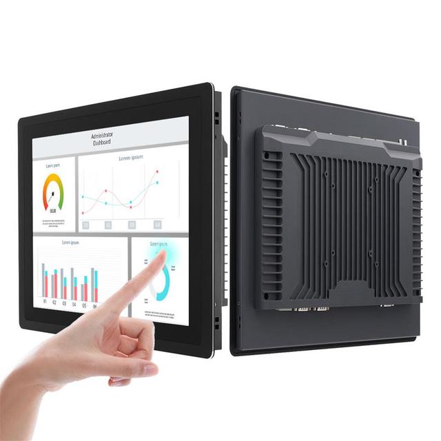 15.6 Inch Industrial Mini PC IP65 Waterproof Dustproof Touch Screen Industrial Fanless Computer Panel Pc