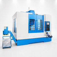 Fraiseuse verticale CNC VMC1375 à haute stabilité, option de commande Fanuc/Mitsubishi, homologuée CE pour la fabrication métallique