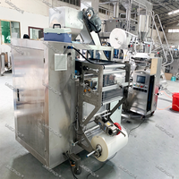Machine d'emballage intelligente entièrement automatique pour sachets de thé en tissu nylon, avec filtre intérieur/extérieur, pour sachets de café filtre et étiquetage de film.