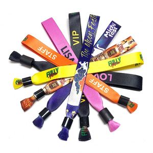 Ruban en tissu satiné RFID de haute qualité, personnalisé, imperméable, résistant aux déchirures, respectueux de l'environnement, pour événements, festivals et fêtes - Product Image 2