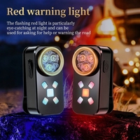 Senter Gantungan Kunci Mini dari Aluminium Alloy 500mAh Isi Ulang Tipe C Pengisian Daya Klip Topi Magnetik Lampu Kerja Portabel Senter