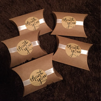 Boîte à fenêtre miniature en papier kraft de haute qualité, design personnalisé, pour bonbons, gâteaux, emballage durable et recyclable pour mariage et fête