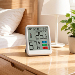 Termômetro Digital Interno Direto da Empresa, Higrômetro, Medidor de Temperatura e Umidade para Casa, Monitor de Temperatura e Umidade - Product Image 1