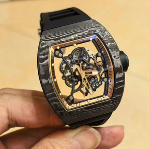 2026 Hot-Selling Designer Fashion Hollow Men's 055 Automatic <b>Watch</b>, Sapphire Crystal Dial, Carbon Fiber, High-Quality Wristwatch - Product Image 3