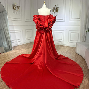 Abiti da Sera a Sirena <span class=keywords><strong>Senza</strong></span> <span class=keywords><strong>Spalline</strong></span> con Perle Rosse e Scialle Serene Hill LA72585A Abiti da Cerimonia per Donna 2025 - Product Image 2