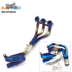 Tubo de Escape de Acero Inoxidable para Motocicleta, Tubo de Curva de Tubo de Escape MT09 FZ09 XSR900, para <span class=keywords><strong>Yamaha</strong></span>, Delantero de Motocicleta, 2014 a <span class=keywords><strong>2018</strong></span>, 1 Unidad - Product Image 4