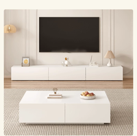 Meilleures ventes Nouveau meuble TV design Mobilier moderne de salon Meuble TV européen Combinaison table basse