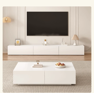 Tốt nhất bán thiết kế mới TV tủ phòng khách hiện đại Đồ Nội Thất Châu Âu TV Tủ Bàn cà phê kết hợp - Product Image 3