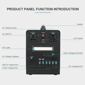 ALLTOP Vente en gros de systèmes électriques portables de haute puissance 500w 1000W 1500W pour usage domestique, camping, générateur mobile, station solaire portable - Product Image 2