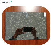 Miroir de salle de bain sans cadre de qualité supérieure, grand miroir mural en verre trempé transparent, miroir argenté pour la décoration moderne de la maison