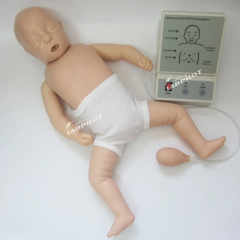 PALS Manikin, Pelatihan Dasar CPR Bayi Perawat Medis, Boneka Latihan Medis