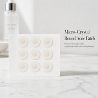 Patch anti-boutons micro-cristallin, design fin et invisible, autocollant doux pour le soin de la peau du visage, marque privée OEM