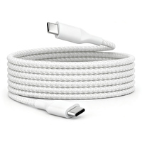 Câble USB C tressé en nylon, câble de charge USB C, alimentation rapide pour iPhone MacBook Pro