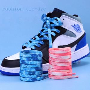 Cordones para Zapatos con Estampado Tie-Dye, Cordones Planos de Algodón para Niños y Adultos, Unisex, Color Personalizado - Product Image 2