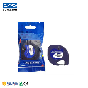 Échantillon gratuit 12mm <span class=keywords><strong>Dymo</strong></span> 91200 <span class=keywords><strong>Ruban</strong></span> <span class=keywords><strong>Letratag</strong></span> blanc Rubans d'imprimante compatibles pour équipement d'étiquettes - Product Image 2