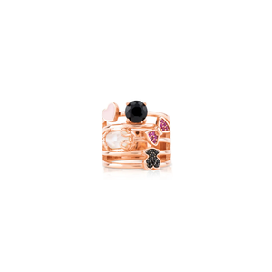 Anillos de banda ancha con motivos esculpidos de Touses Bulk Supply, anillos de diseño de lujo, joyería fina, anillos llamativos para boutiques de joyería de alta gama - Product Image 2