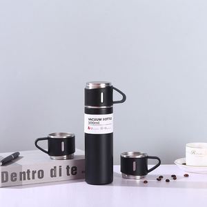 500ml Hot Sale Thermos <b>Flask</b> Set Thermos Cup Vacuum <b>Flask</b> Gift Set Stainless Steel Water <b>Bottle</b> Set - Product Image 1