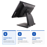 Système de point de vente tactile pour le commerce de détail, caisse enregistreuse, supermarché, restaurant, petite entreprise, caissier, caisse de paiement, Windows 10