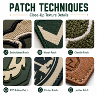 Patch brodé en gros, motif personnalisé minimaliste, badge en sergé blanc et gris surjeté, accessoire de vêtement pour veste et chemise